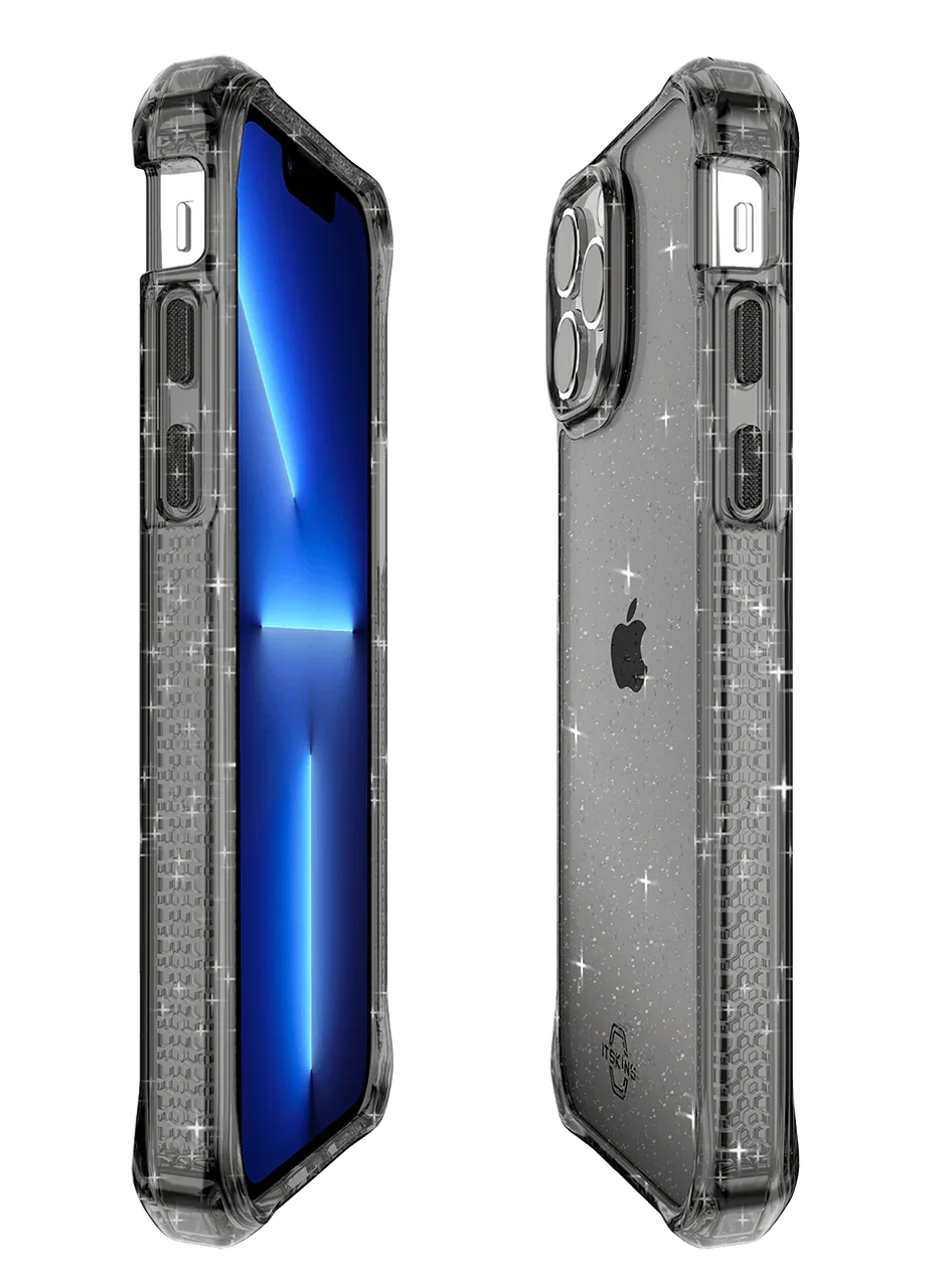 Itskins Hybrid Spark iPhone 13 Pro Cover - Smoke - Tashqila Itskins Hybrid Spark iPhone 13 Pro Cover - Smoke - Tashqila
